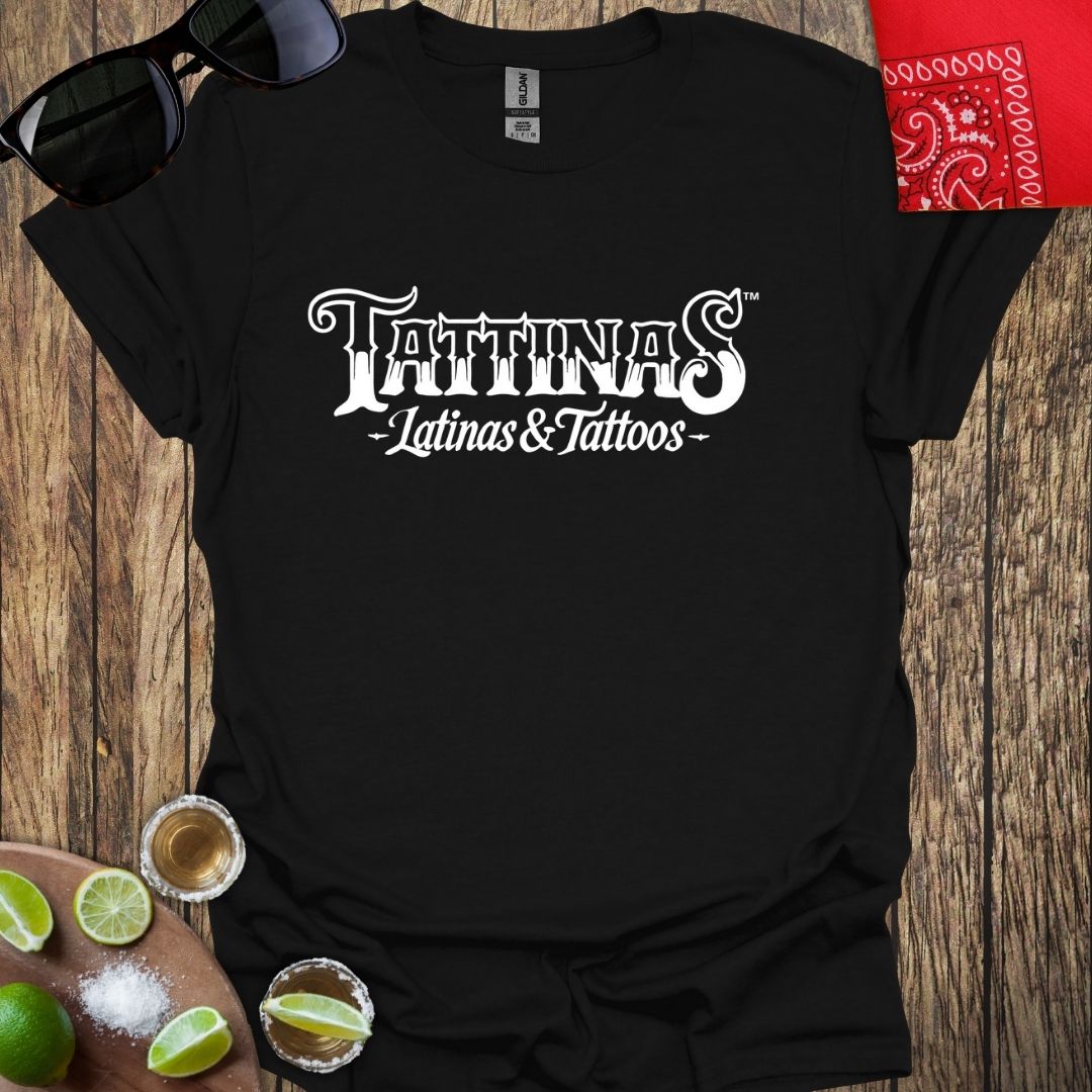 TATTINAS™ Latinas & Tattoos - Logo T-Shirt (Light Print) More Colors Available