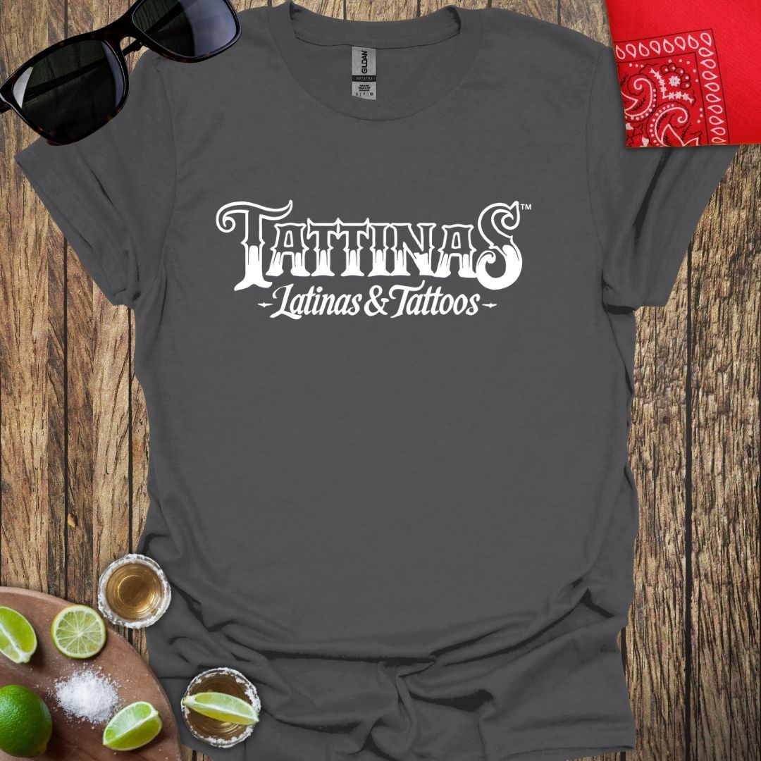 TATTINAS™ Latinas & Tattoos - Logo T-Shirt (Light Print) More Colors Available