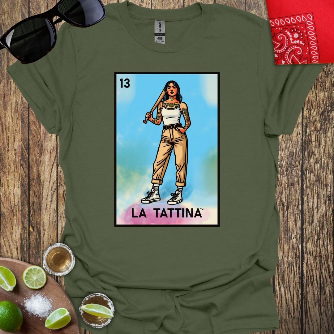LA TATTINA™ Loteria Card Style T-Shirt - More Colors Available