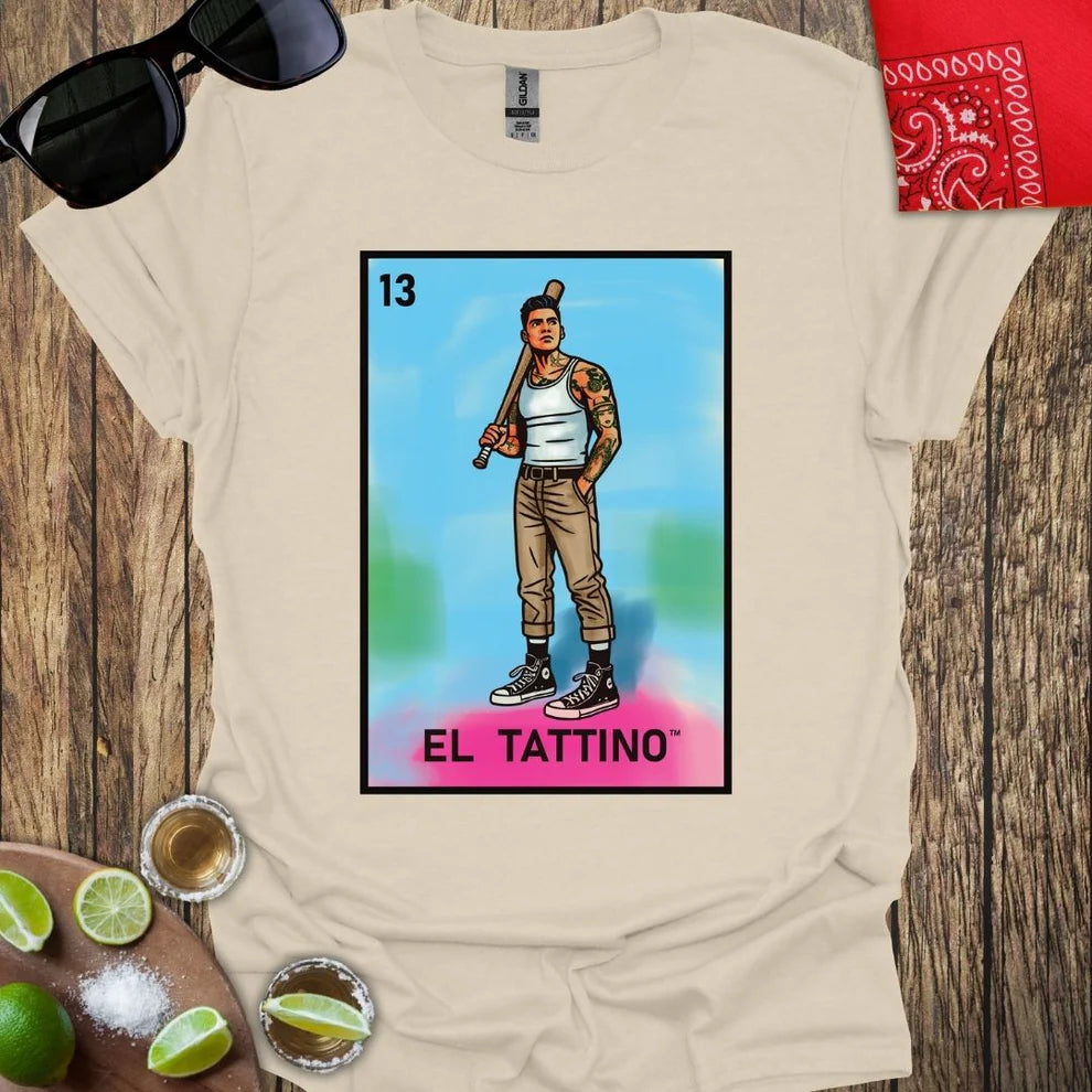 EL TATTINO™ - Loteria Card T-shirt - More Colors Available
