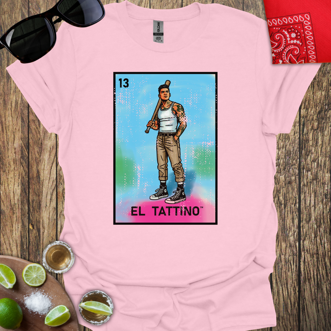 EL TATTINO™ - Loteria Card Distressed T-shirt - More Colors Available (FB Ads)
